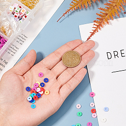 DIYジュエリーセット作り  合金ペンダント付き  真鍮のピアスフックとフープピアスのパーツ  カウリーシェル/ポリマークレイ/アクリルビーズ  鋼のはさみ  伸縮性のある糸  鉄のチェーンエクステンダーと丸カン  ミックスカラー  218x110x30mm&nbsp;DIY-PH0027-24