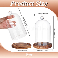 Glass Dome Cover&nbsp;AJEW-WH0270-426