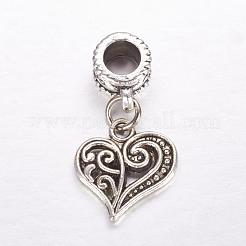 Tibetan Style Alloy European Dangle Charms&nbsp;MPDL-J041-AS