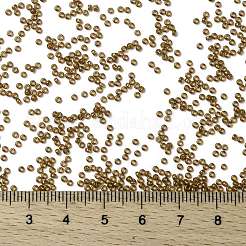 MIYUKIラウンドロカイユビーズ  日本製シードビーズ  （rr311)トパーズゴールド光沢  15/0  1.5mm  穴：0.7mm  約5555PCS /ボトル  10 G /ボトル&nbsp;SEED-JP0010-RR0311