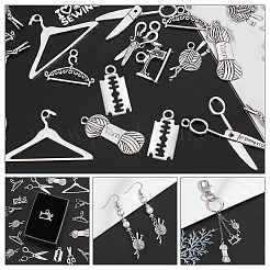 Tibetan Style Alloy Pendants&nbsp;TIBEP-PH0004-59AS