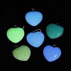 Synthetic Noctilucent Stone/Luminous Stone Pendants&nbsp;G-Z054-05A