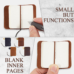 4Pcs 4 Colors Leather Notebook&nbsp;AJEW-CL0005-41