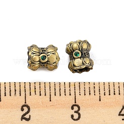 Rack Plating Brass Micro Pave Cubic Zirconia Beads&nbsp;KK-G475-01AB