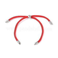 3Pcs 3 Colors Nylon Round Cord Slider Bracelet Making&nbsp;AJEW-JB01461