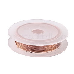 Round Copper Wire for Jewelry Making&nbsp;CWIR-WH0001-0.3mm-02-1