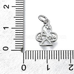 Brass Micro Pave Cubic Zirconia Pendants&nbsp;KK-K400-46P