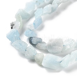 Raw Rough Natural Aquamarine Beads Strands&nbsp;G-B065-C16