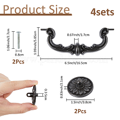 Alloy Cabinet Door Knobs&nbsp;PALLOY-WH0816-033EB