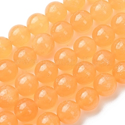 天然ハニージェイドのビーズ連売り  ラウンド  12~12.5mm  穴：1mm  約33個/連  15.75''（40センチメートル）&nbsp;G-H343-D10-12mm