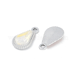 UV Plating Alloy with Mixed Color Glass Rhinestone Pendants&nbsp;FIND-M018-35P