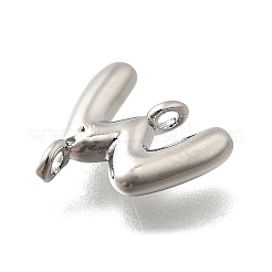 Brass Connector Charms&nbsp;KK-P295-01P-W