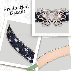 PU Leather Chain Belts&nbsp;AJEW-WH20007-79P-01