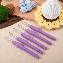 TPR Handle Aluminum Crochet Hook Needles&nbsp;TOOL-TA0001-13A