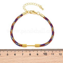 Braided Steel Wire Bracelet Making&nbsp;KK-CBA6056-03C-G