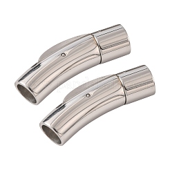 Tarnish Resistant Column 316 Surgical Stainless Steel Bayonet Clasps&nbsp;STAS-A021-6mm