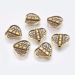 Tibetan Style Alloy Beads&nbsp;TIBE-F025-27AG