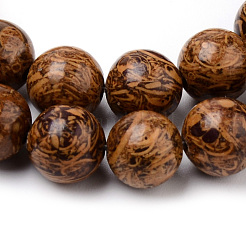 Natural Elephant Skin Jasper/Miriam Stone/Calligraphy Stone Beads Strands&nbsp;G-Q462-54-10mm
