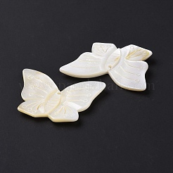 Natural Freshwater Shell Pendants&nbsp;SHEL-H001-07