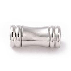 変色しにくい304ステンレススチール製のマグネット留め具と接着端  コラム  ステンレス鋼色  18x8mm&nbsp;STAS-E006-11
