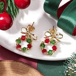 GLass Dangle Earrings&nbsp;EJEW-TA00439