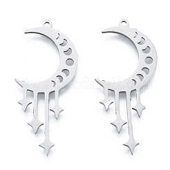 Non-Tarnish 201 Stainless Steel Pendants&nbsp;STAS-N090-LA957-1