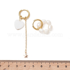 Valentine's Day Heart 304 Stainless Steel Hoop Earrings&nbsp;EJEW-TA00798