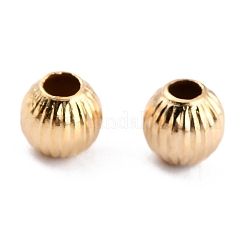 Long-Lasting Plated Brass Beads&nbsp;KK-O133-001B-G