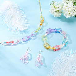 Olycraf Transparent Acrylic Linking Rings&nbsp;TACR-PH0001-19