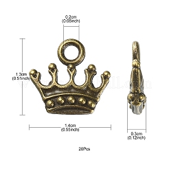 Zinc Alloy Charms&nbsp;PALLOY-YW0001-13AB-RS