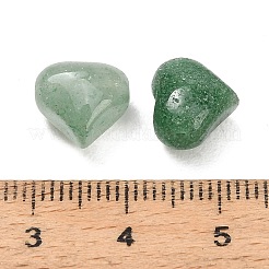 天然グリーンストロベリークォーツビーズ  ハート  9~10x10~10.5x7~8mm  穴：1.4mm&nbsp;GG-CBA4A3B-C32-02