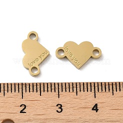 Ion Plating(IP) 316L Surgical Stainless Steel Connector Charms&nbsp;STAS-F302-17G