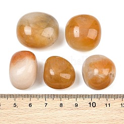 天然のオールドトパーズ翡翠ビーズ  タンブルストーン  ナゲット  穴なし/ドリルなし  花瓶フィラーの宝石  20~35x22~40x14~27mm&nbsp;GG-CBAD0F6-B23-01