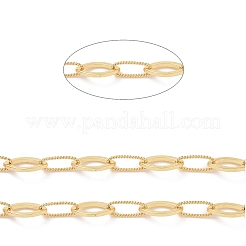 Brass Horse Eye & Oval Link Chains&nbsp;CHC-K013-10G