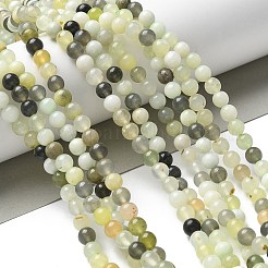 Natural New Jade Beads Strands&nbsp;X-G-F591-16-6MM