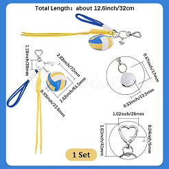 1Pc Sports ThemePU Leather Keychains&nbsp;KEYC-SP0001-67D
