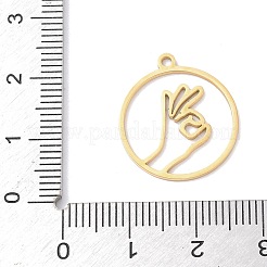 304 Stainless Steel Pendants&nbsp;STAS-Z131-01D-G