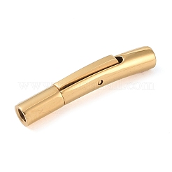 Column 304 Stainless Steel Bayonet Necklace Clasps&nbsp;STAS-O035-05G