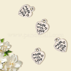 100Pcs Tibetan Style Alloy Charms&nbsp;TIBE-SC0002-43