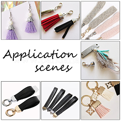 32Pcs 8 Style Alloy Cord Ends&nbsp;FIND-PH0005-38P