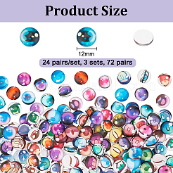 3Sets 3 Colors Glass Doll Craft Eyeballs&nbsp;DOLL-PH0001-64