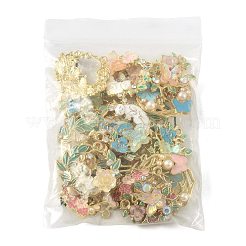 20Pcs 10 Styles Alloy Enamel Pendants&nbsp;ENAM-FS0004-09