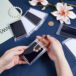12Pcs 2 Colors Rectangle Transparent PVC Plastic Gift Packaging Resealable Bags&nbsp;ABAG-OC0001-15