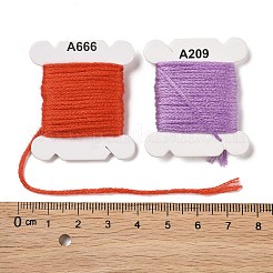 72 Cards 72 Colors 6-Ply Polyester Embroidery Floss&nbsp;OCOR-K006-C06