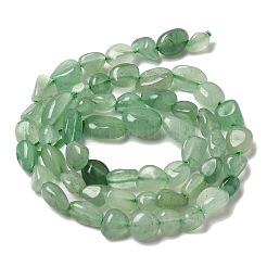 Natural Green Aventurine Nuggets Beads Strands&nbsp;G-L154-10-01