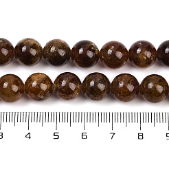 天然石ガーネットビーズ連売り  ラウンド  10~10.5mm  穴：1mm  約37~38個/連  15.55''~15.35''（39~39.5センチメートル）&nbsp;G-U026-A10-10mm