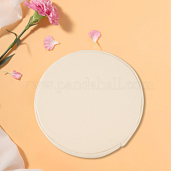 合成皮革バケットバッグの底  フラットラウンド  ベージュ  180~182x28mm  内径：170mm&nbsp;FIND-WH20007-151A