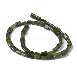 天然中国南部翡翠ビーズ連売り  直方体の  8x5.6~6x2.5~4mm  穴：1mm  約44~52個/連  14.96~15.74インチ（38~40cm）&nbsp;G-Z006-B07