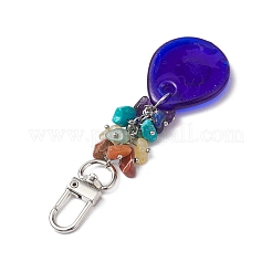 Evil Eye Blue Glass Pendant Decooration&nbsp;HJEW-JM01967-01