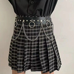 2Pcs 2 Style Punk Style PU Leather Corset Belts&nbsp;AJEW-WR0002-05